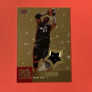 Alonzo mourning ultra star relic card